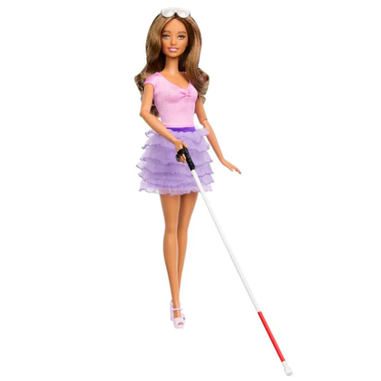 Mattel Inc’s first blind Barbie
Picture by Mattel, Inc